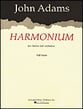 Harmonium-Study Score Study Scores sheet music cover